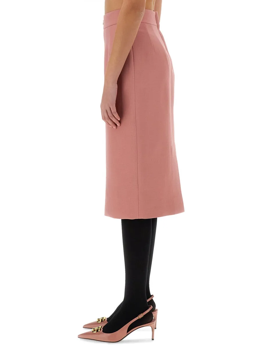 DG LOGO LONGUETTE PENCIL SKIRT sold by Lord & Taylor product image thumbnail 4