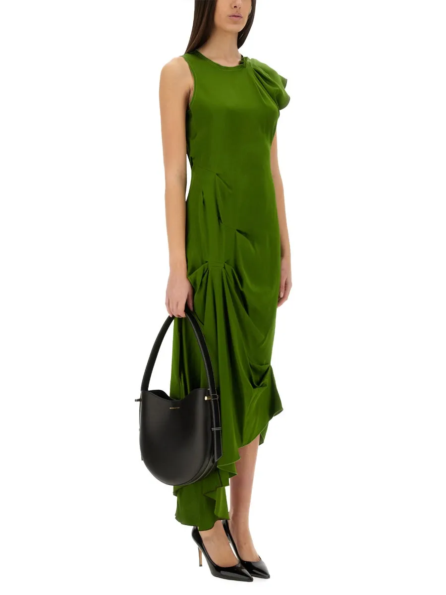 DRAPED MIDI DRESS sold by Lord & Taylor product image thumbnail 2