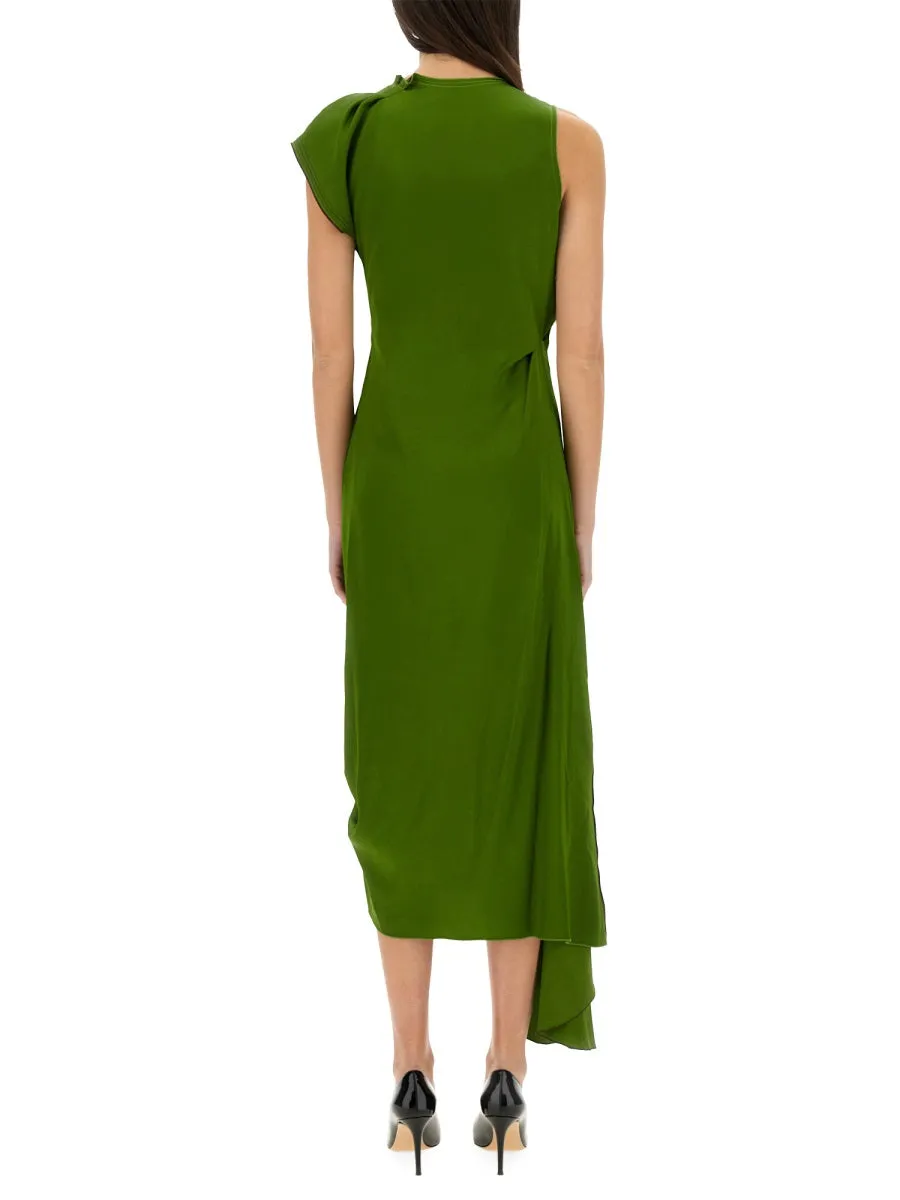 DRAPED MIDI DRESS sold by Lord & Taylor product image thumbnail 3