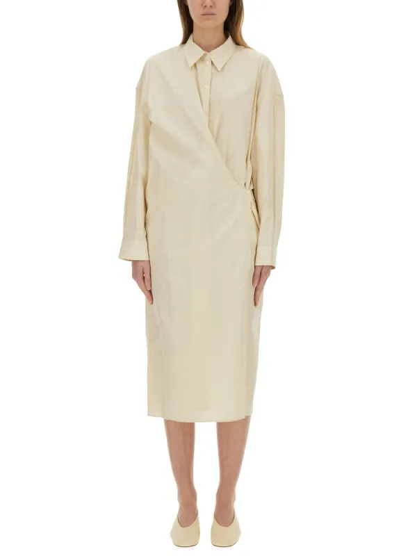 STRAIGHT COLLAR TWISTED DRESS sold by Lord & Taylor