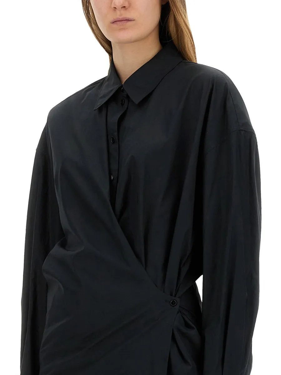 STRAIGHT COLLAR TWISTED SHIRT sold by Lord & Taylor product image thumbnail 4