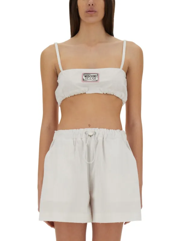 COTTON BANDEAU TOP sold by Lord & Taylor
