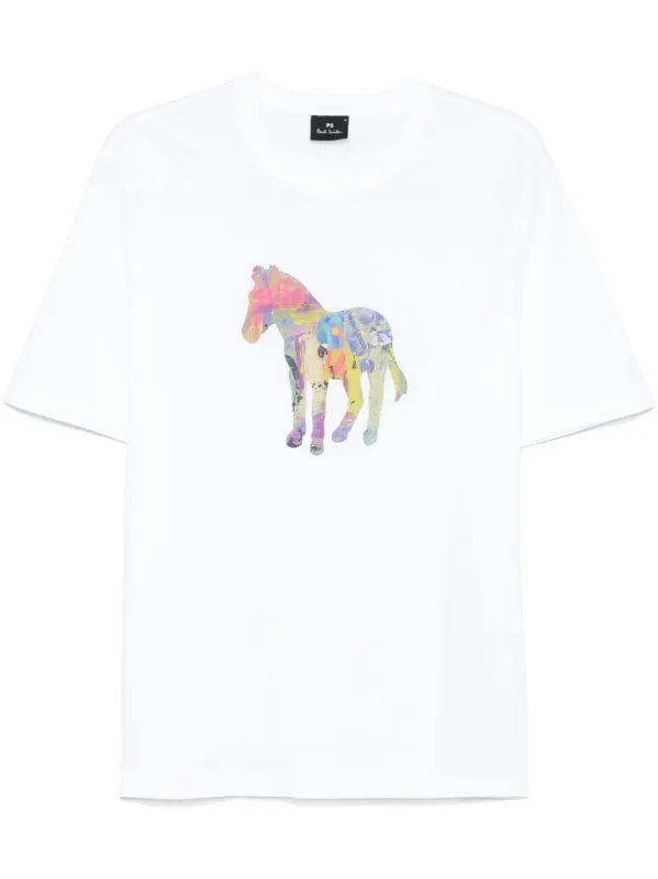 ZEBRA CRAFT COTTON T-SHIRT sold by Lord & Taylor