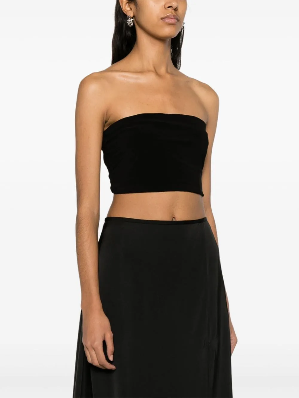 STRAPLESS CROPPED TOP sold by Lord & Taylor product image thumbnail 2