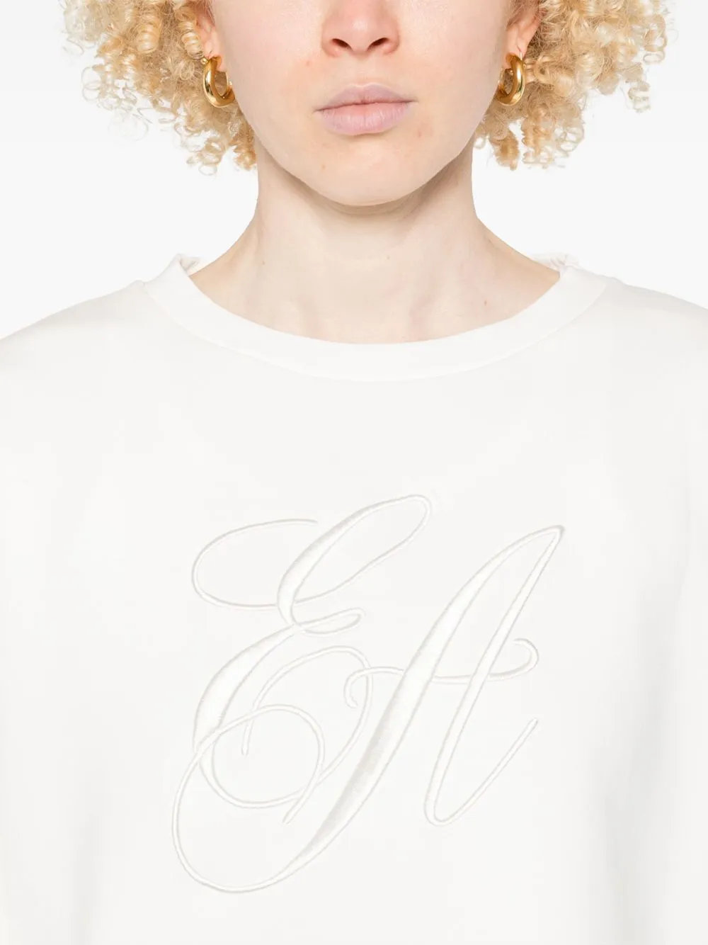 LOGO COTTON SWEATSHIRT sold by Lord & Taylor product image thumbnail 5