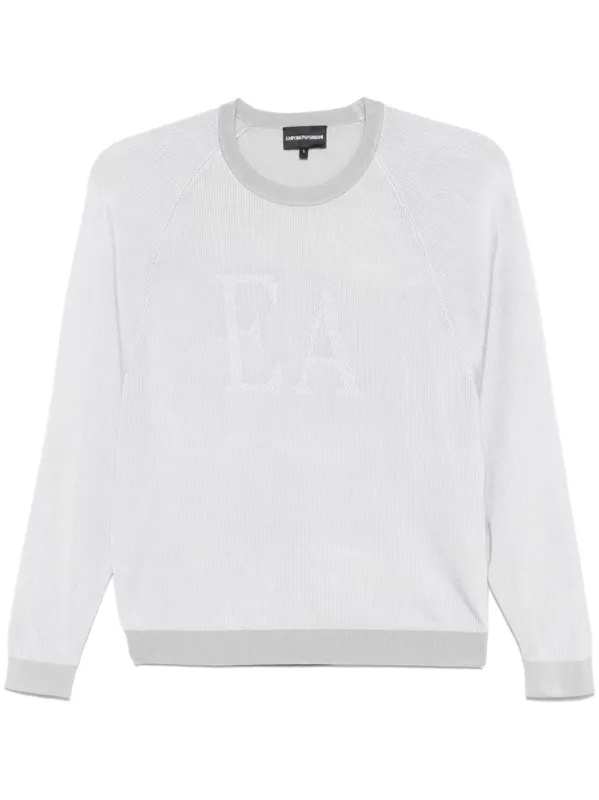 LOGO STRIPED SWEATER sold by Lord & Taylor