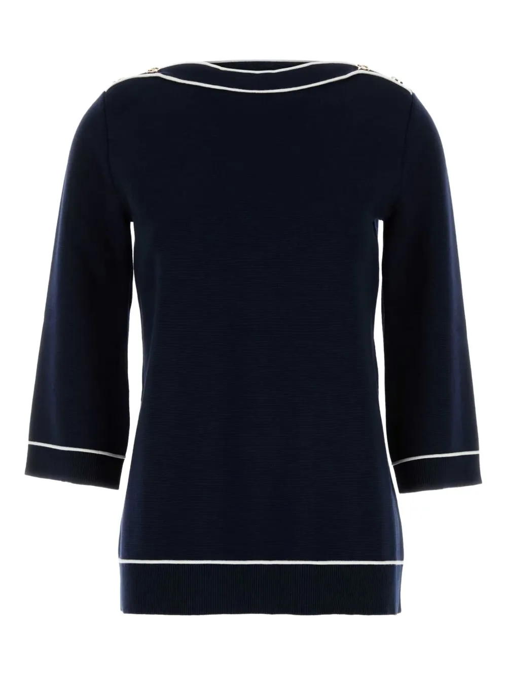 WOOL BOAT-NECK SWEATER sold by Lord & Taylor