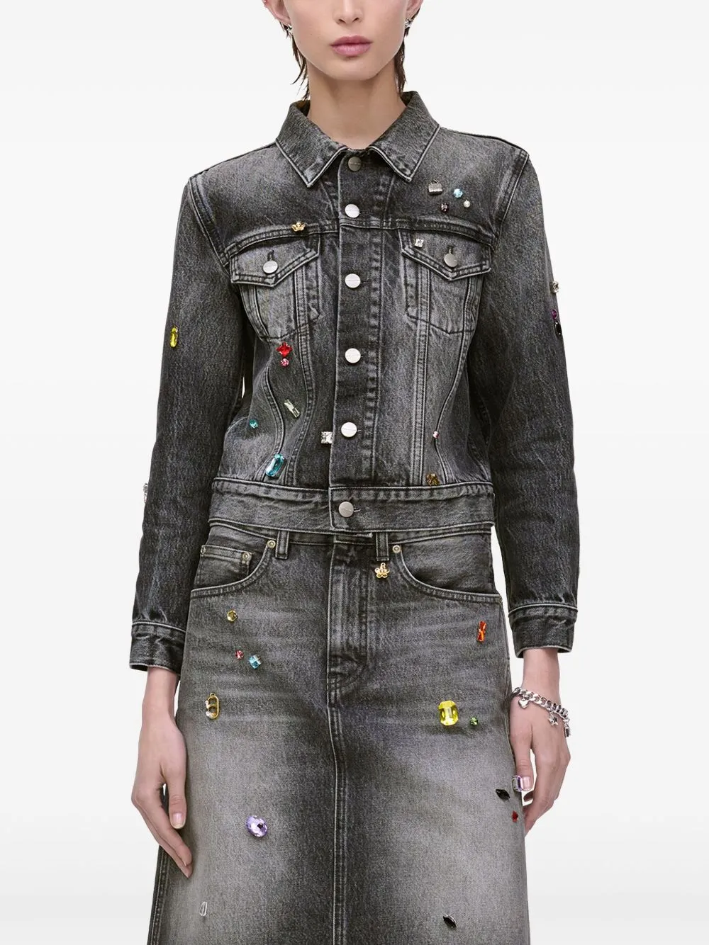 DENIM TRUCKER JACKET sold by Lord & Taylor product image thumbnail 4