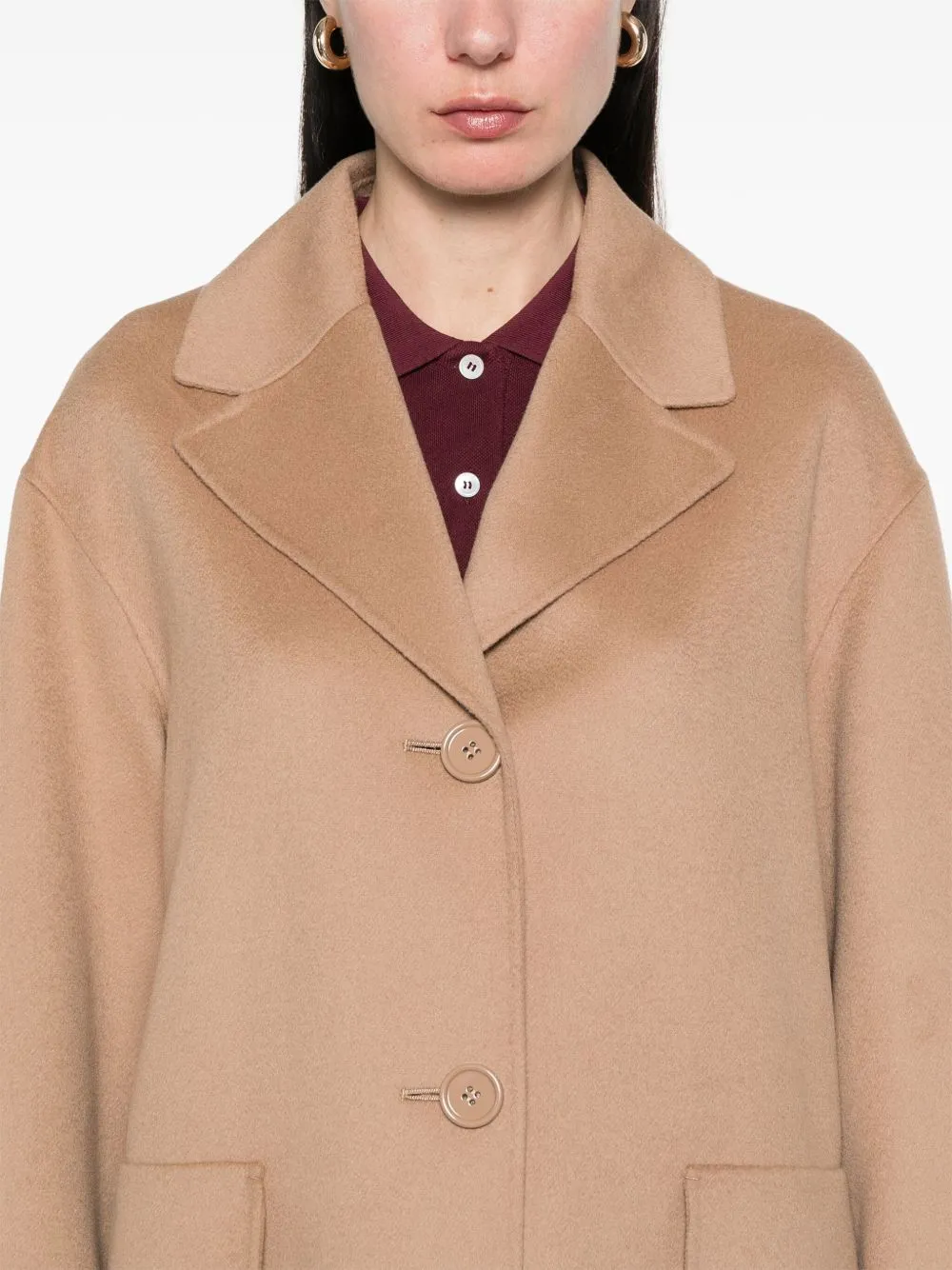 WOOL SINGLE-BREASTED COAT sold by Lord & Taylor product image thumbnail 3