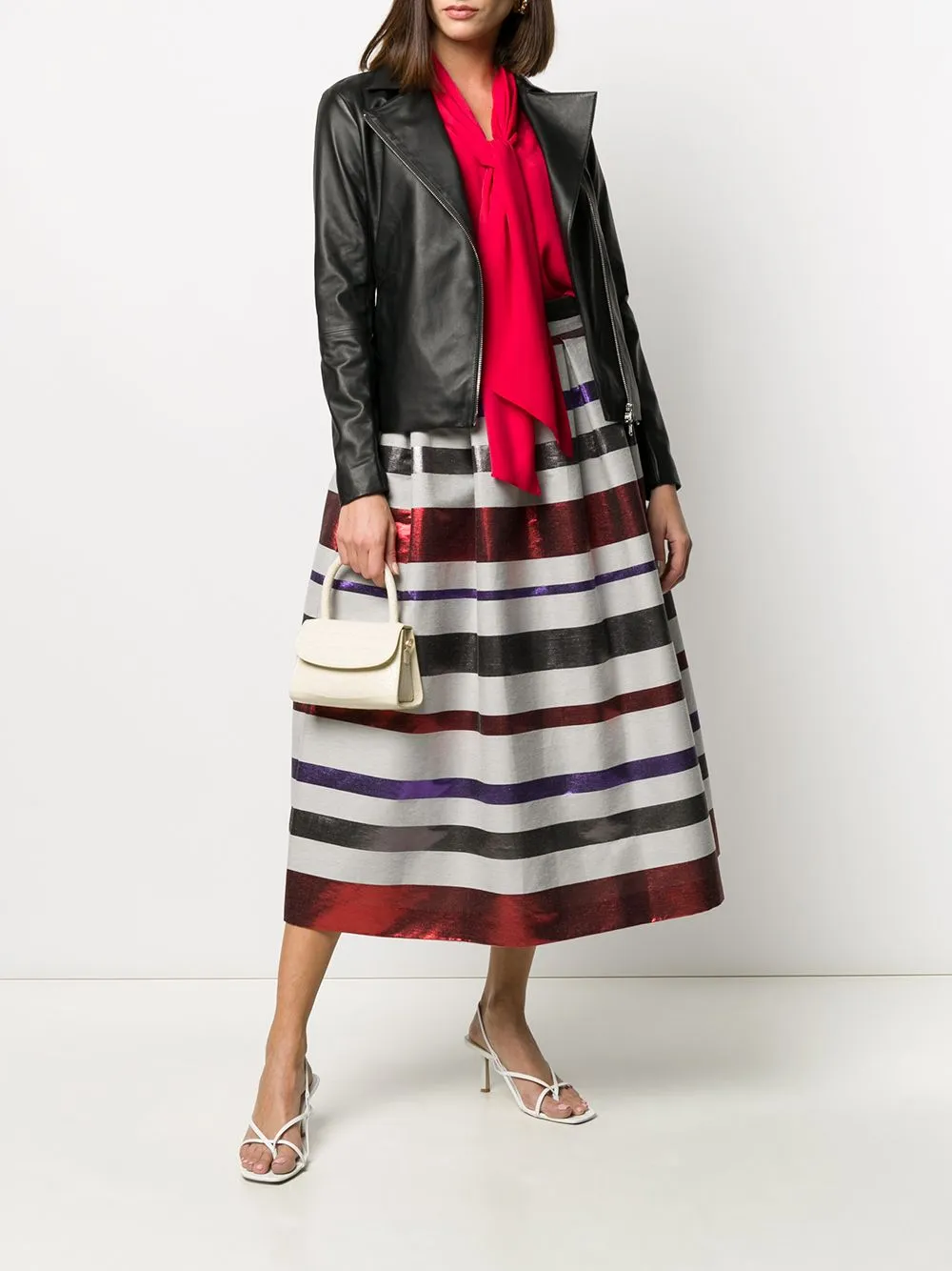 LEATHER JACKET sold by Lord & Taylor product image thumbnail 4