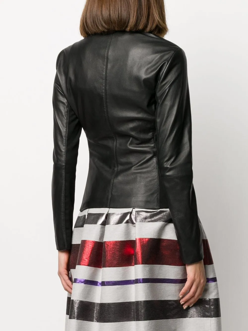 LEATHER JACKET sold by Lord & Taylor product image thumbnail 2