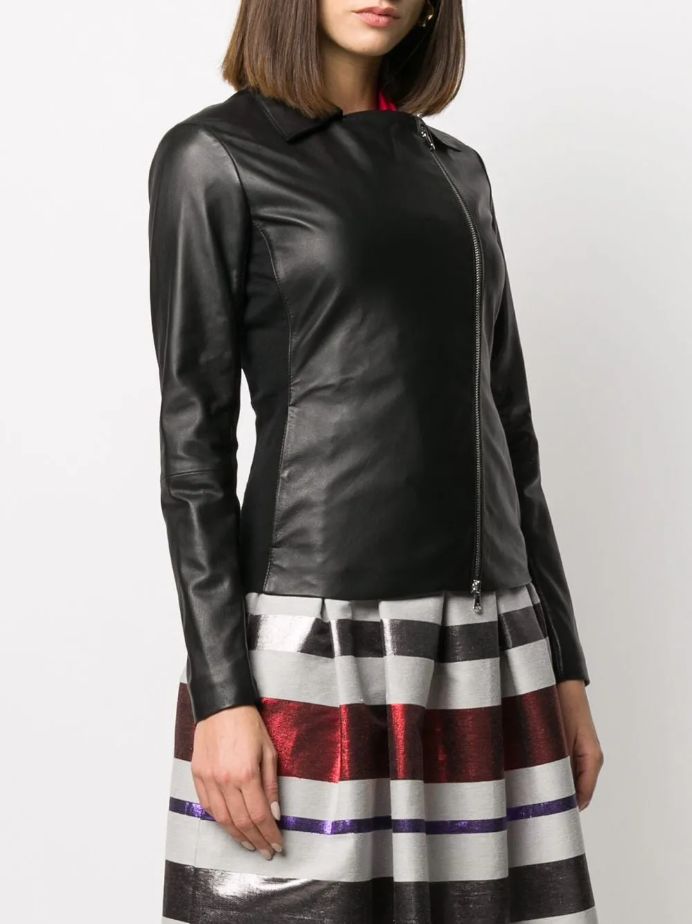 LEATHER JACKET sold by Lord & Taylor product image thumbnail 3