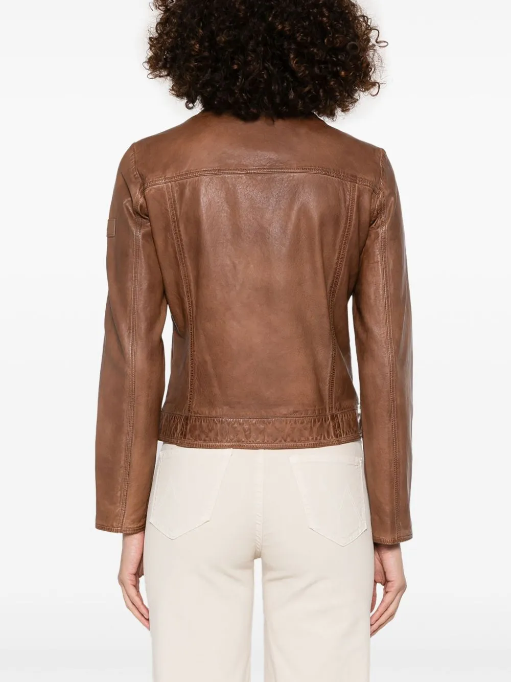 LEATHER JACKET sold by Lord & Taylor product image thumbnail 4