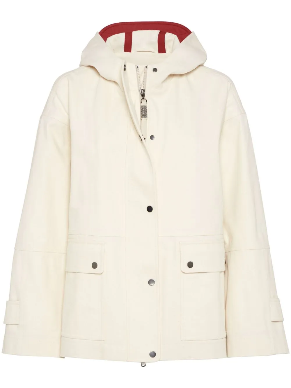 HOODED CANVAS WATERPROOF JACKET sold by Lord & Taylor