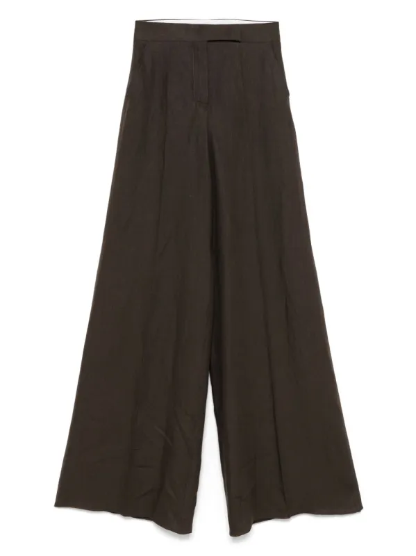 LINEN WIDE-LEG TROUSERS sold by Lord & Taylor