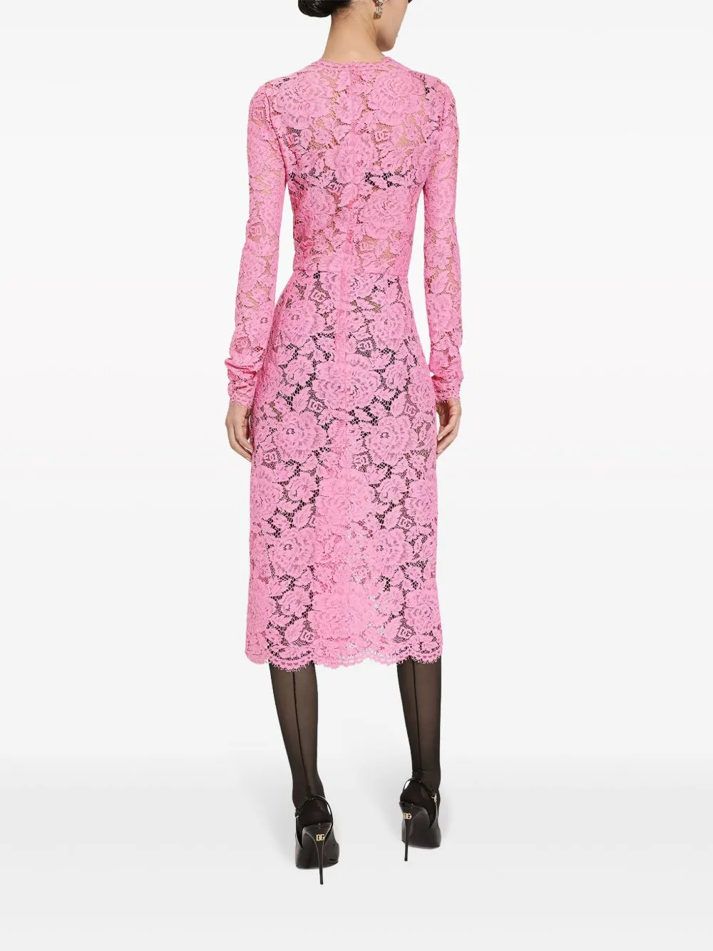 LACE FLORAL SHEATH DRESS sold by Lord & Taylor product image thumbnail 5