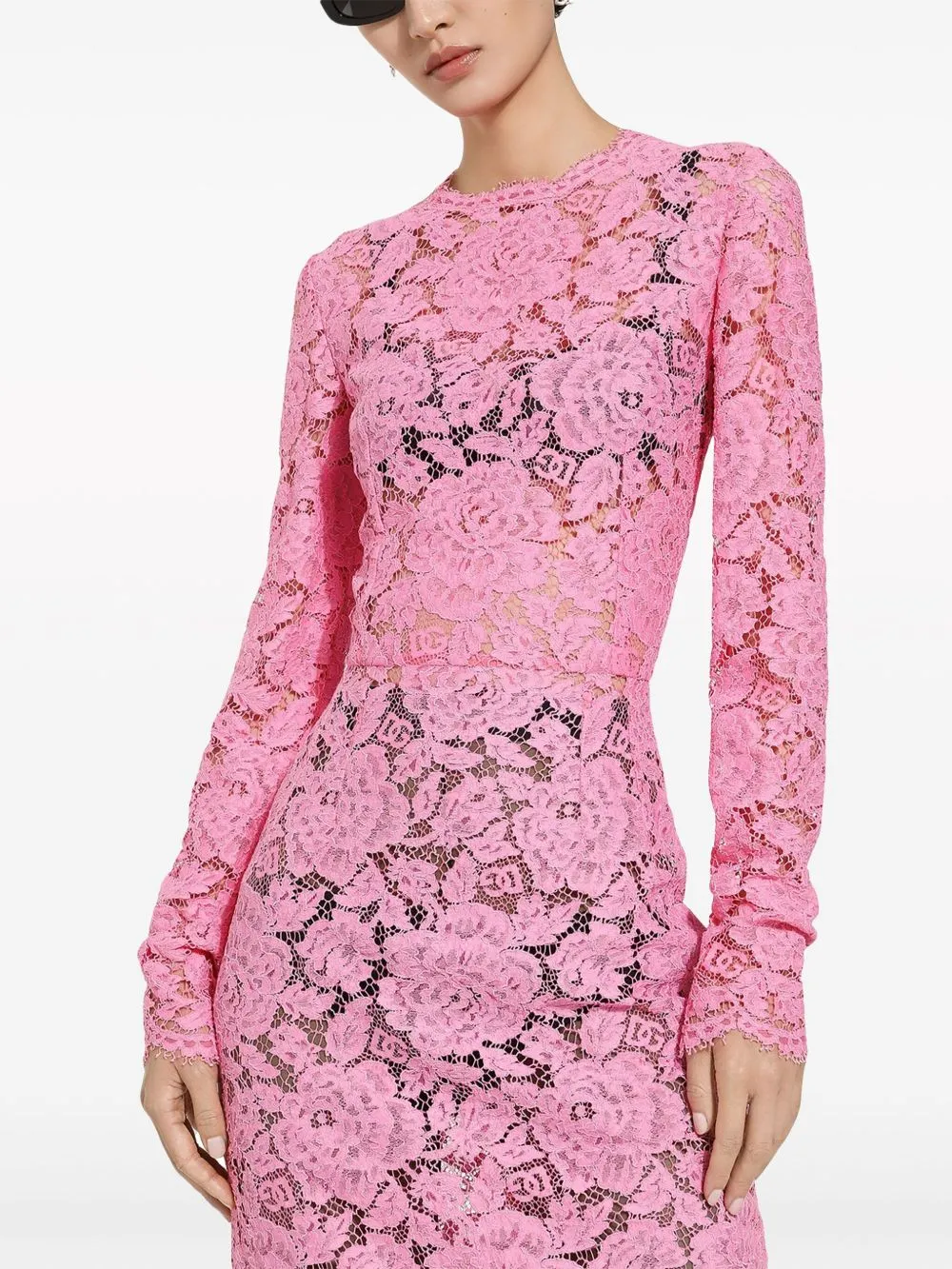 LACE FLORAL SHEATH DRESS sold by Lord & Taylor product image thumbnail 4
