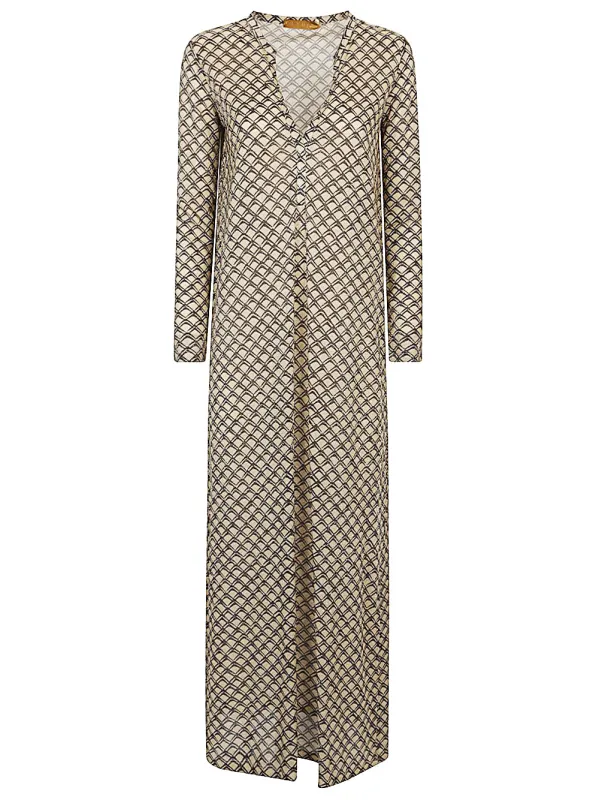 PRINTED LONG DRESS sold by Lord & Taylor