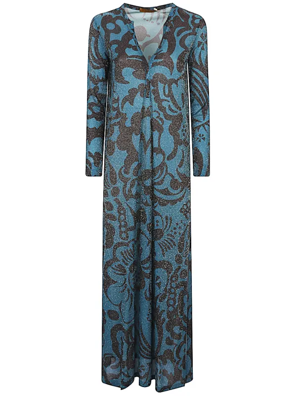 PRINTED LONG DRESS sold by Lord & Taylor