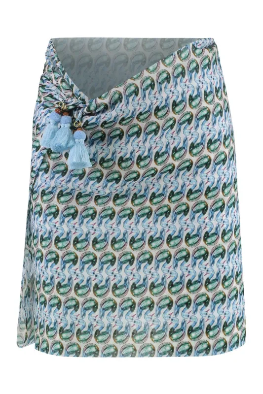 PRINTED SILK SARONG sold by Lord & Taylor