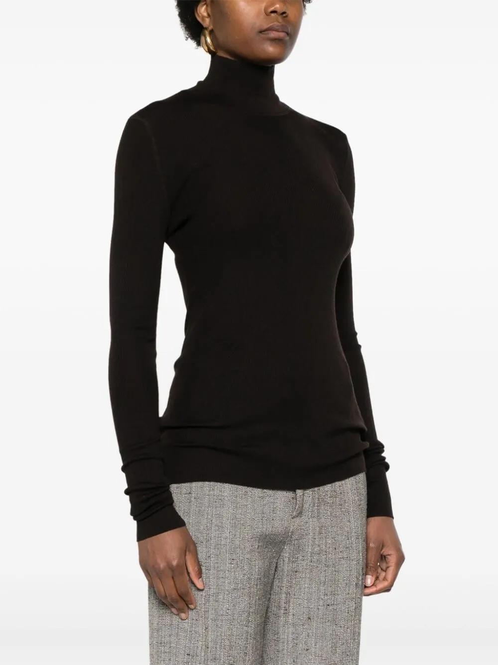 HIGH NECK WOOL JUMPER sold by Lord & Taylor product image thumbnail 5