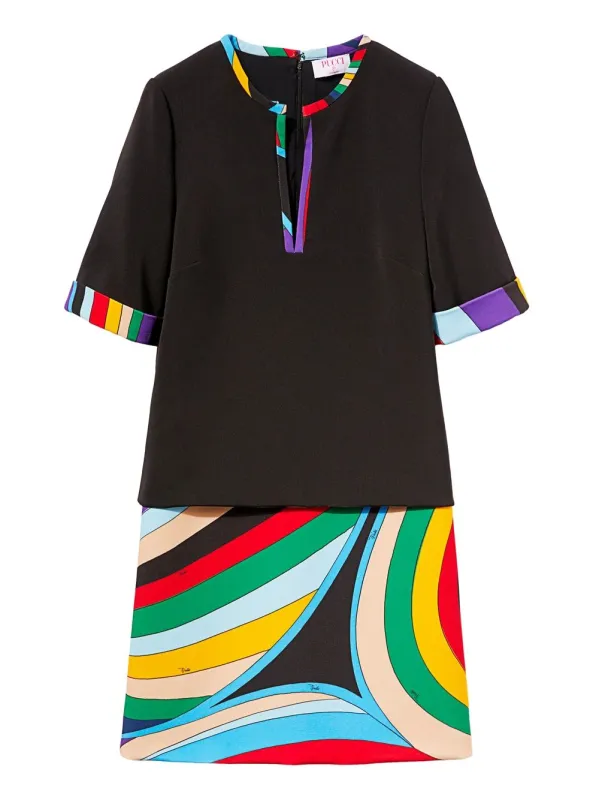 IRIDE PRINT MINI DRESS sold by Lord & Taylor