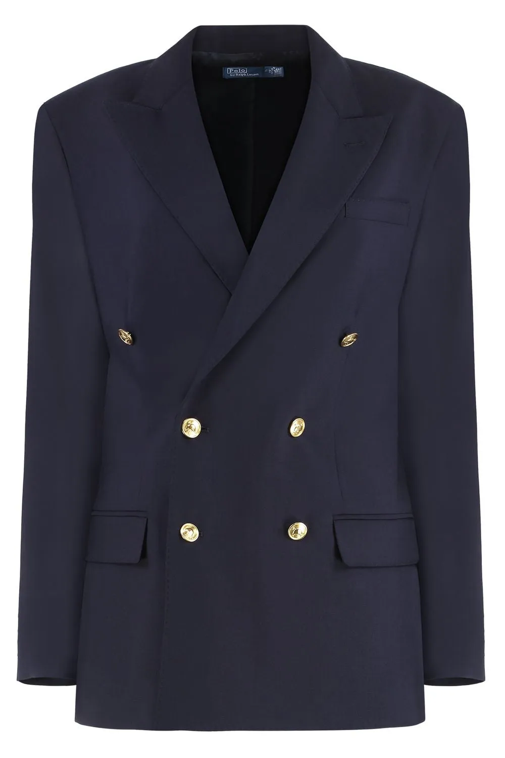 DOUBLE-BREASTED WOOL BLAZER sold by Lord & Taylor
