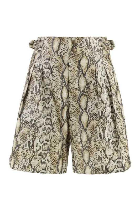 FELIZE PRINTED BERMUDA SHORTS sold by Lord & Taylor