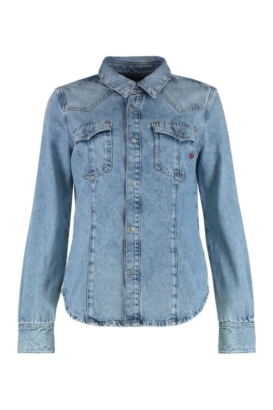 DE-WAVES DENIM SHIRT sold by Lord & Taylor