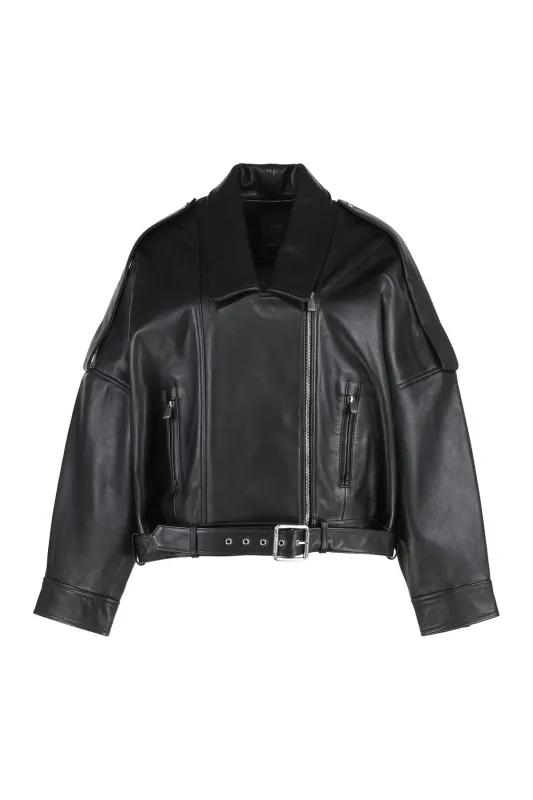 CONFINE LEATHER BIKER JACKET sold by Lord & Taylor