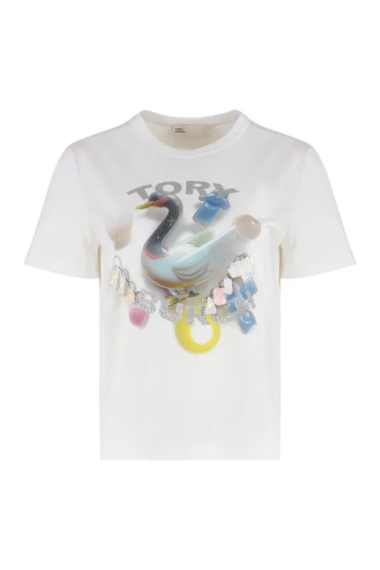 COTTON CREW-NECK T-SHIRT sold by Lord & Taylor