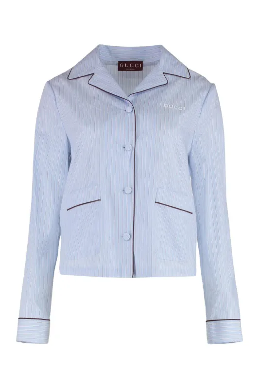 STRIPED COTTON SHIRT sold by Lord & Taylor