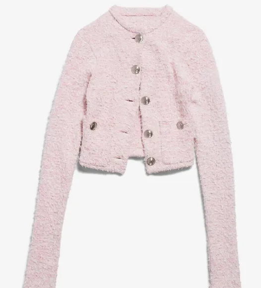 BOUCLÉ CROPPED JACKET sold by Lord & Taylor product image thumbnail 3