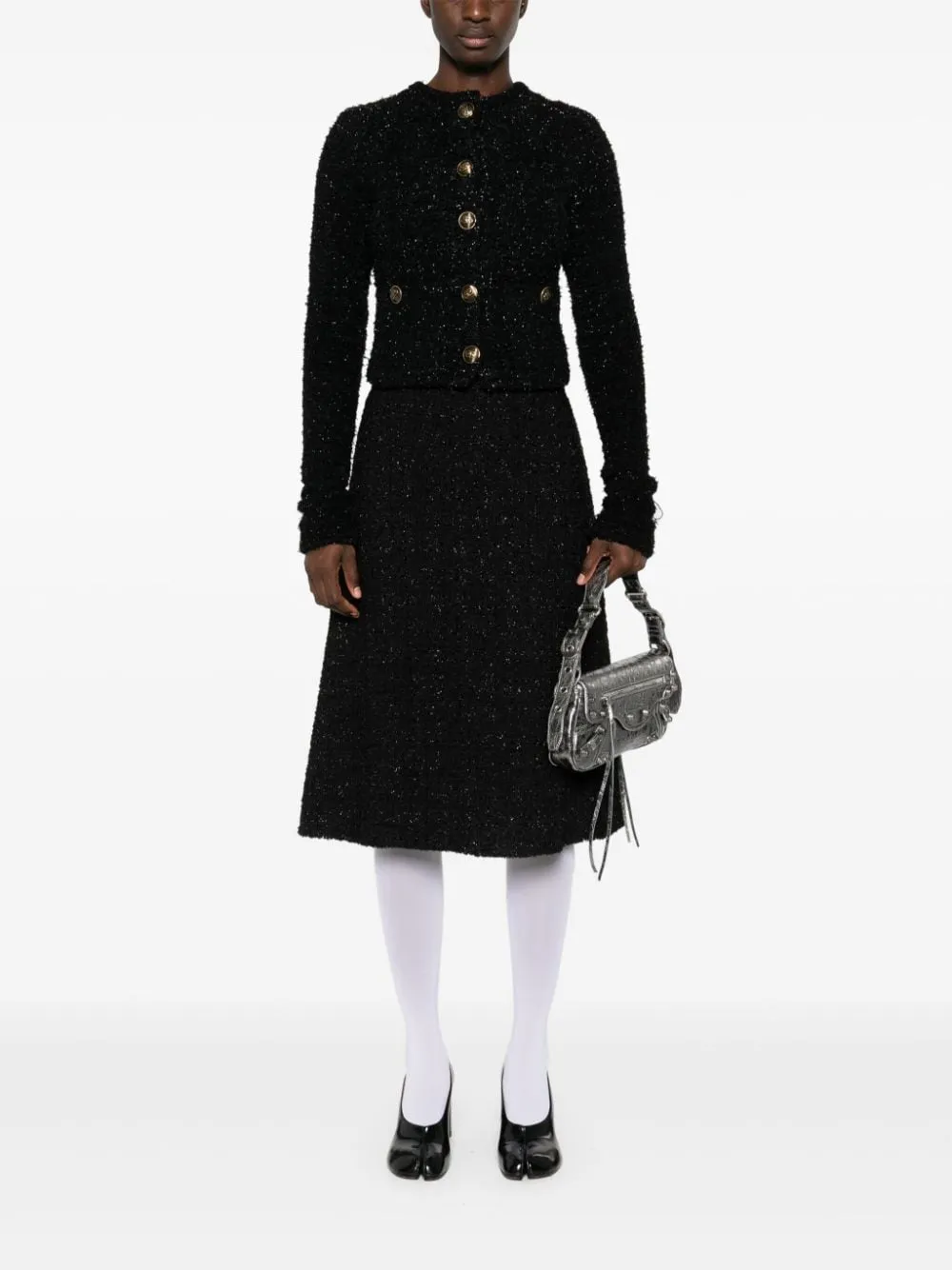 BOUCLÉ CROPPED JACKET sold by Lord & Taylor product image thumbnail 3