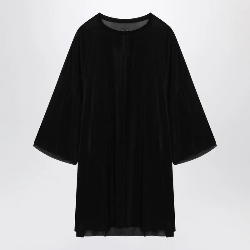 OVERSIZED BLACK CUPRO T-SHIRT made by Rick Owens