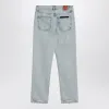 KATE STRAIGHT-LEG BLEACHED BLUE JEANS sold by Lord & Taylor