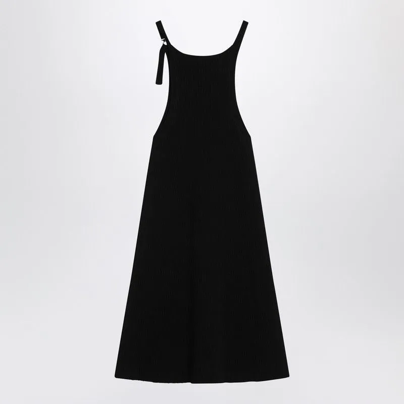 BLACK RIBBED MINI DRESS sold by Lord & Taylor product image thumbnail 2