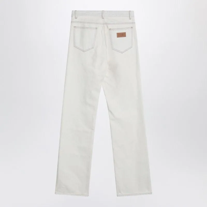 WHITE JEANS WITH PATCHES sold by Lord & Taylor product image thumbnail 2
