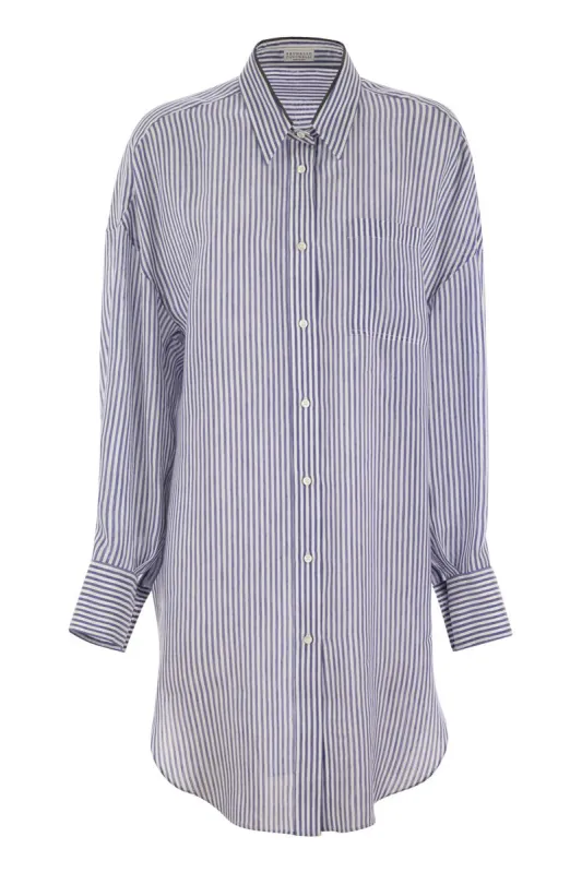 STRIPED LINEN SHIRT sold by Lord & Taylor