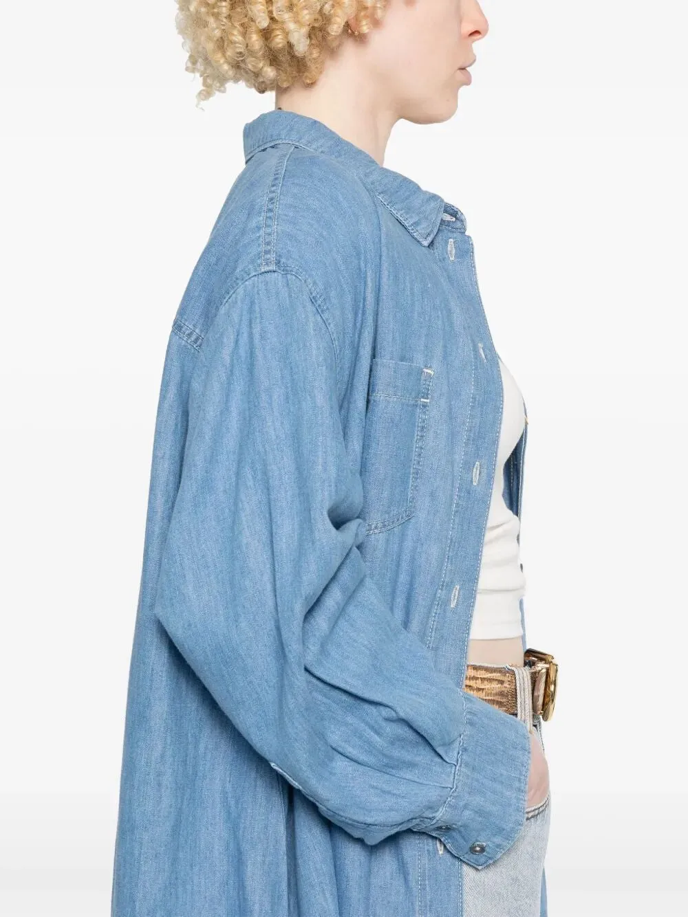 ICY MAXI SHIRT DRESS sold by Lord & Taylor product image thumbnail 3