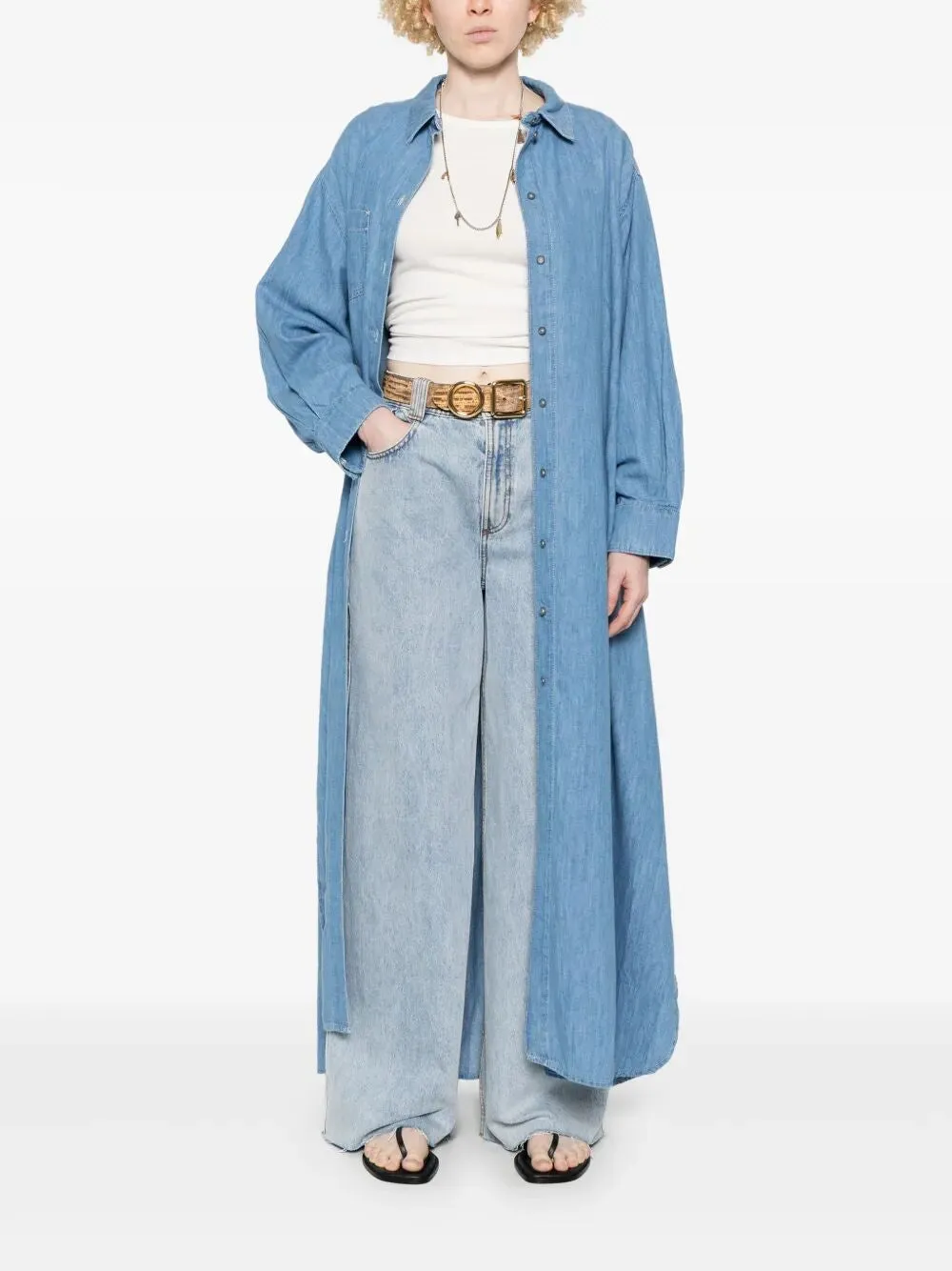 ICY MAXI SHIRT DRESS sold by Lord & Taylor product image thumbnail 5