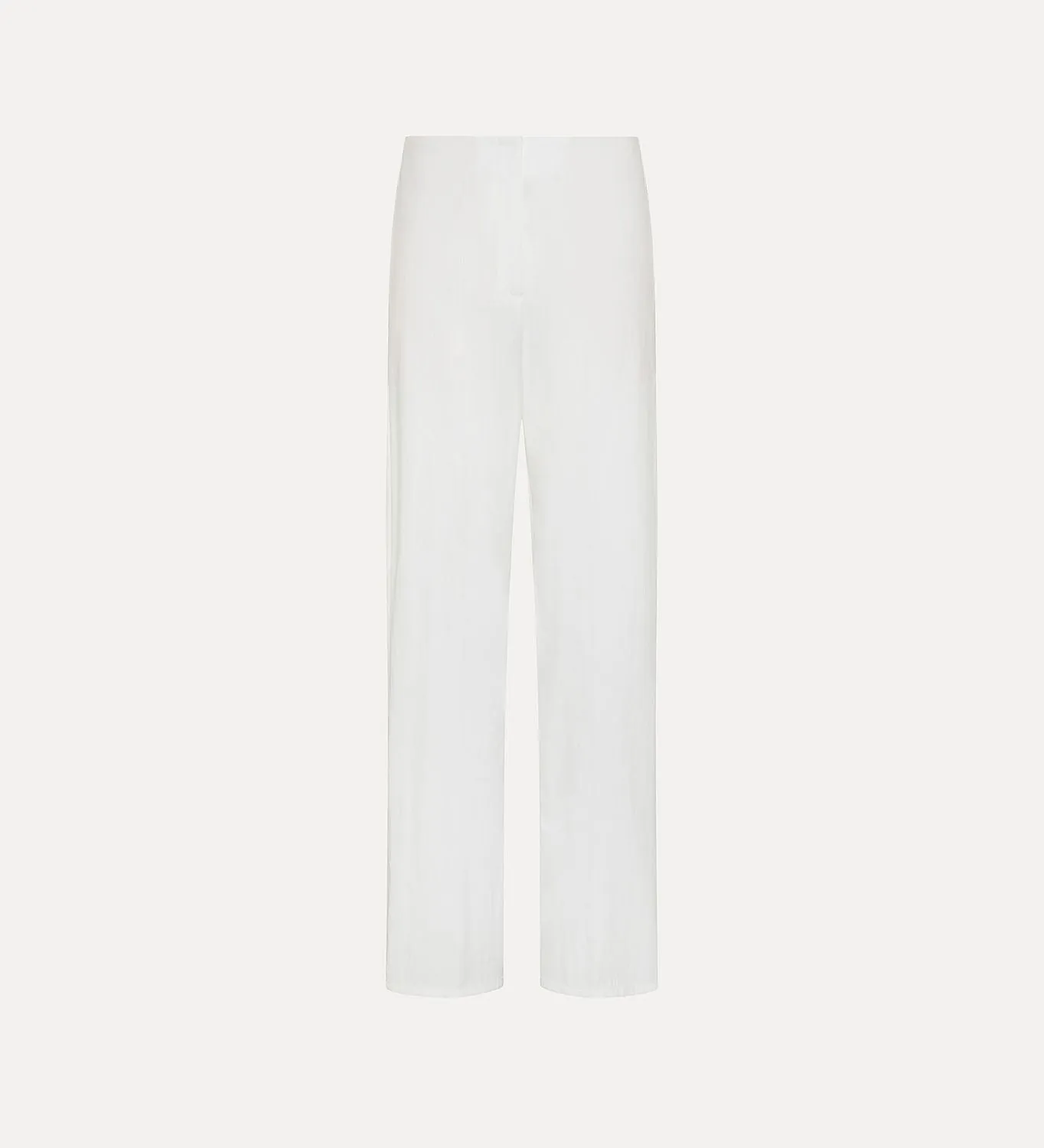 VISCOSE COTTON TWILL STRAIGHT LEG PANTS sold by Lord & Taylor