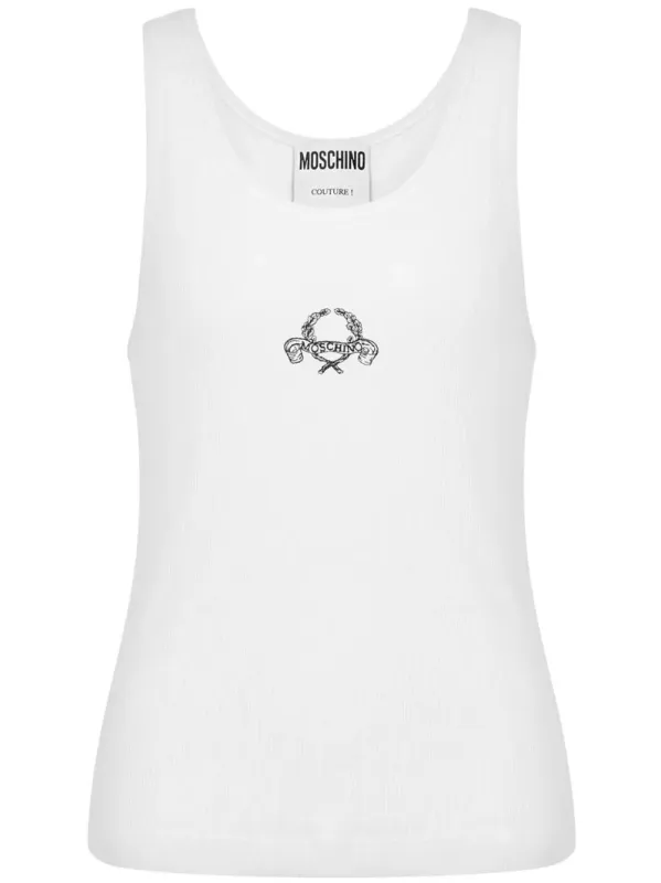 MOSCHINO LOGO-EMBROIDERED VEST sold by Lord & Taylor