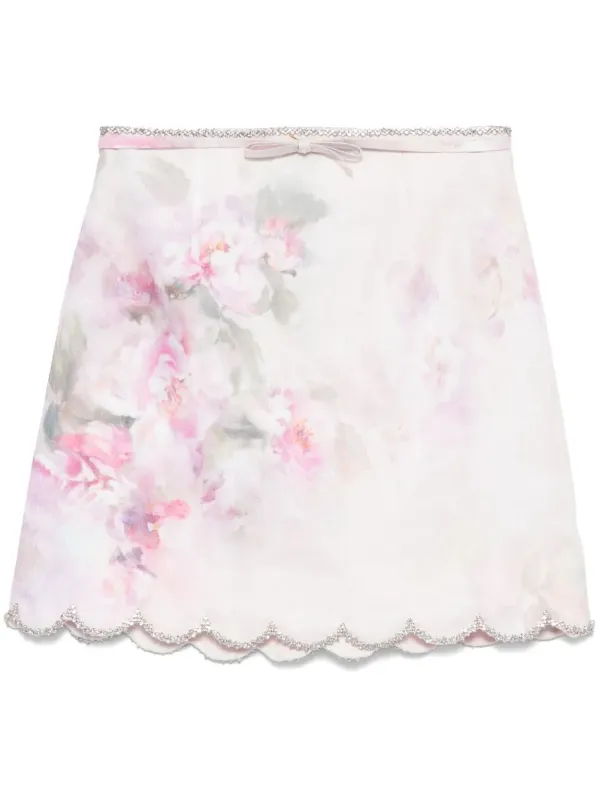 ZIMMERMANN CRUSH MINI SKIRT sold by Lord & Taylor