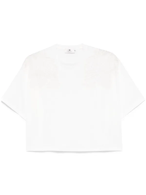ELISABETTA FRANCHI EMBROIDERED T-SHIRT made by Lord & Taylor
