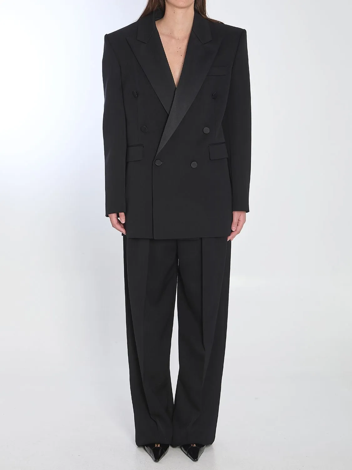 DOUBLE-BREASTED TUXEDO JACKET sold by Lord & Taylor product image thumbnail 5