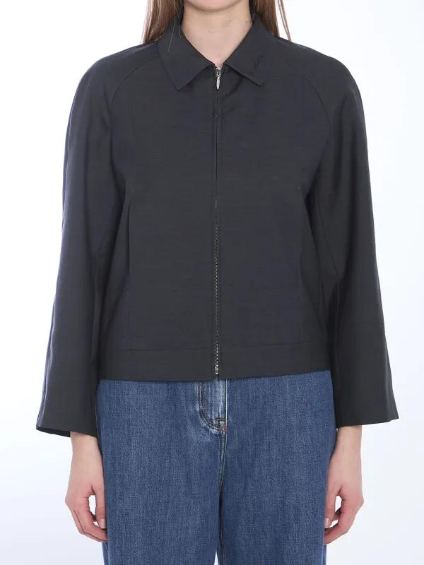 WOOL BOMBER JACKET sold by Lord & Taylor