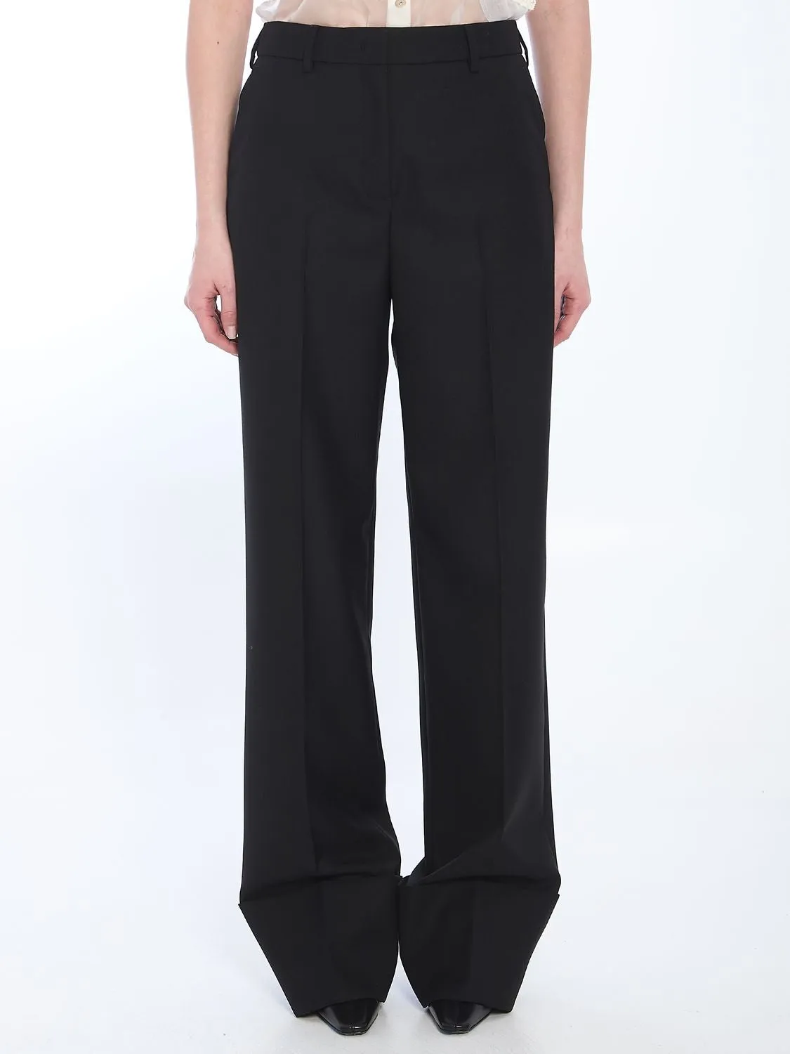 VIRGIN WOOL TROUSERS sold by Lord & Taylor