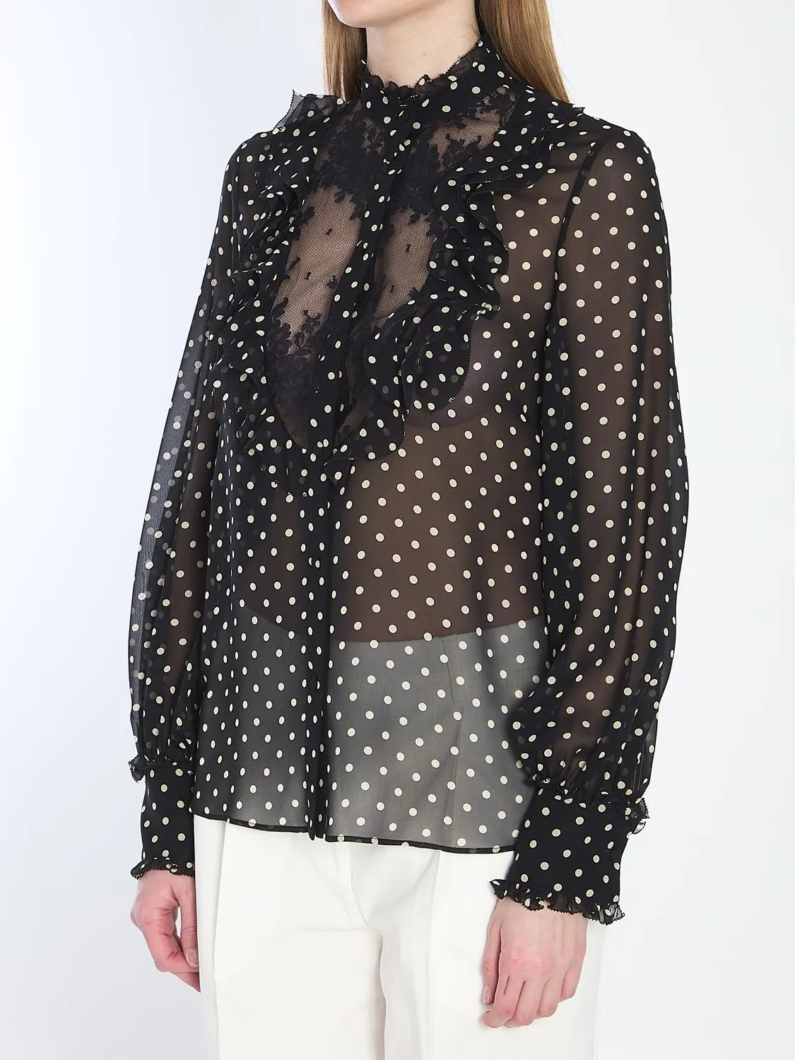 SHIRT WITH POLKA DOTS sold by Lord & Taylor product image thumbnail 2