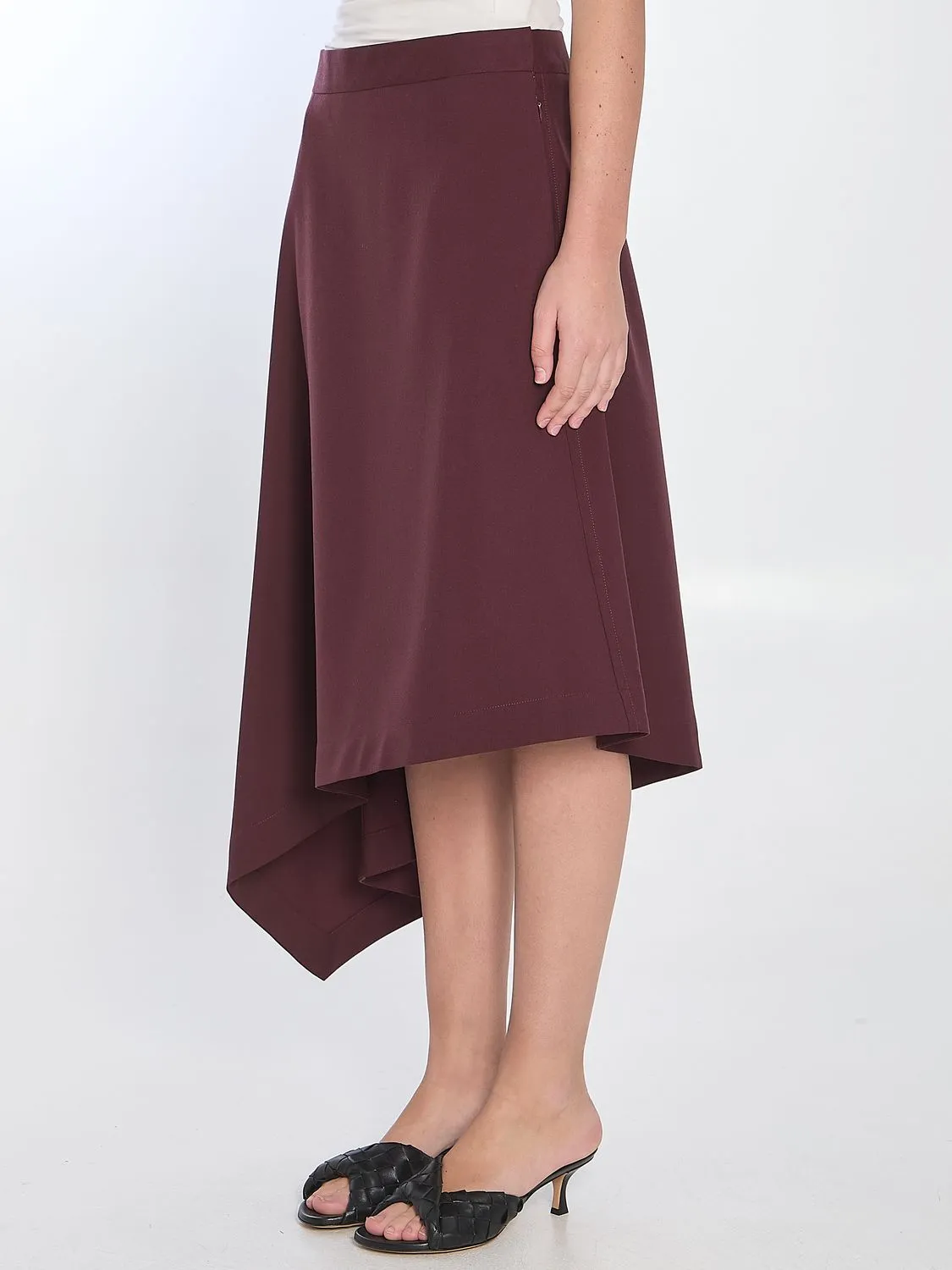 TAILORED WOOL MIDI SKIRT sold by Lord & Taylor product image thumbnail 2